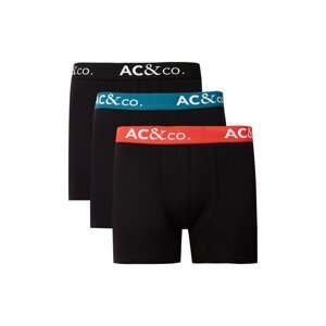 AC&Co / Altınyıldız Classics Men's Black Cotton Flexible 3-Pack Boxer