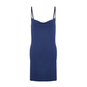 Trendyol Navy Blue Viscose Knitted Nightgown