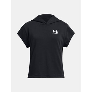 Under Armour Sweatshirt UA G Rival Try SS Cut Hdy-BLK - girls