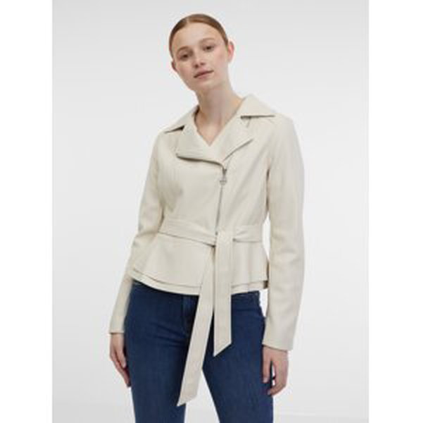 Orsay Creamy Women's Faux Leather Jacket - Women's
