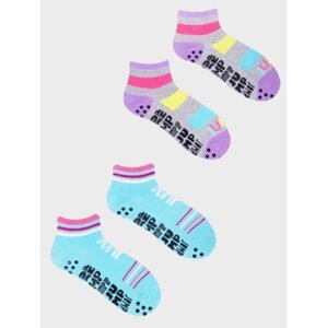 Yoclub Kids's Trampoline Socks 2-Pack SKS-0021G-AA0A-001