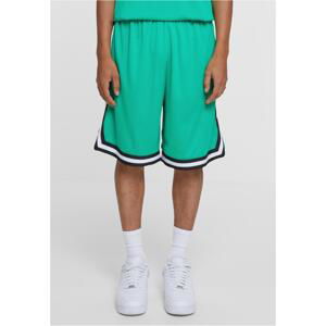 Men's Stripes Mesh Shorts - Green