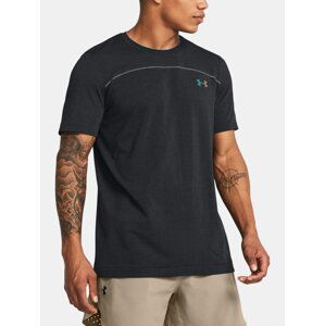 Under Armour UA Rush Seamless Wordmark T-Shirt SS-BLK - Men's