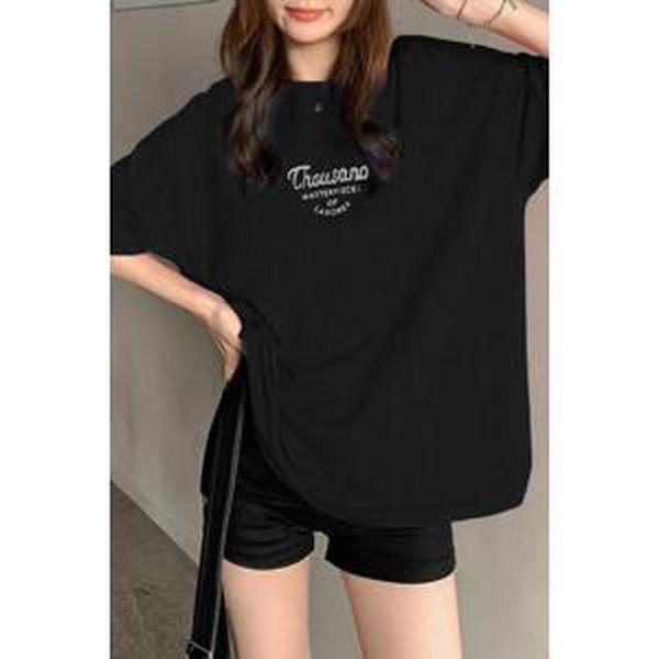 Madmext Women's Black Printed T-Shirt