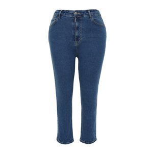 Trendyol Curve Blue Short Length Stretchy Skinny Denim Jeans