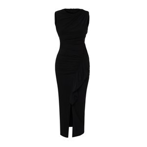 Trendyol Limited Edition Black Flounce Dress