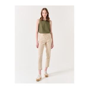 Jimmy Key Stones Normal Leg, Normal Waist, Woven Linen Trousers.