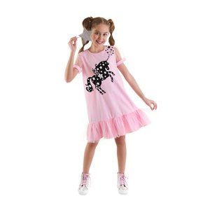 Mushi Starry Unicorn Girl Pink Tulle Dress