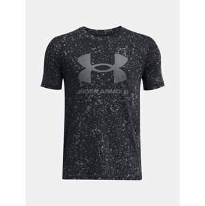 Under Armour T-Shirt UA SPORSTYLE LOGO AOP SS-BLK - Boys