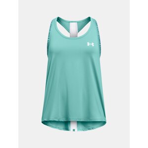 Under Armour Tank Top Knockout Tank-GRN - girls