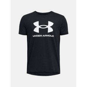 Tmavosivé tričko Under Armour UA SPORTSTYLE LOGO SS