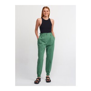 Dilvin 71107 Cupped Jogging Trousers-Green