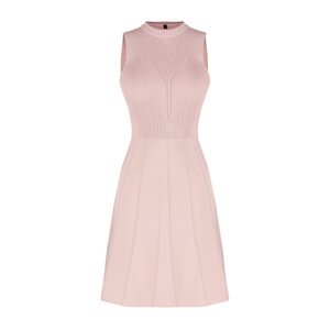 Trendyol Pink Mini Knitwear Premium/Custom Yarn Dress