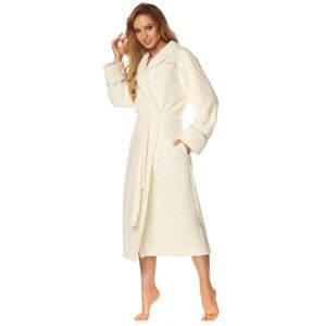 Satin bathrobe 2084 Ecru Ecru