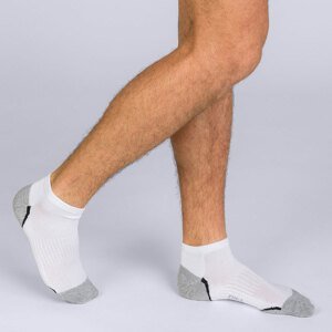 DIM SPORT IN-SHOE 3x - Pánske športové ponožky 3 páry - biela