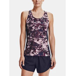 Under Armour Tank Top UA Fly By Printed Tank-PNK - Women