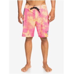 Yellow-Pink Men's Patterned Swimwear Quiksilver - Men