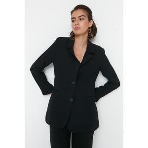 Trendyol Black Woven Blazer Jacket