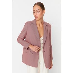 Trendyol Pale Pink Woven Lined Blazer Jacket