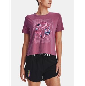 Under Armour T-Shirt UA Run Anywhere SS-PNK - Women