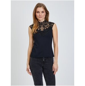 Black Blouse with Lace ORSAY - Women