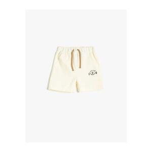 Koton Shorts Linen Blend Tie Waist Pocket