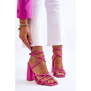 Fashionable High heel Sandals Pink Josette