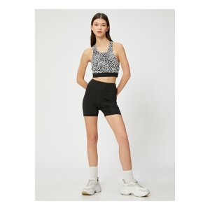 Koton High Waist Short Biker Leggings