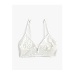 Koton Bridal Bra Sequined Unfilled Unsupported