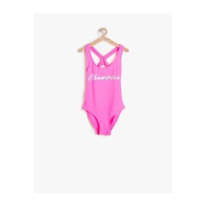 Koton Swimsuit - Pink - Plain