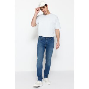 Trendyol Limited Edition Navy Blue Men's Flexible Fabric Skinny Fit Jeans Denim Pants TMMNSS23JE00039