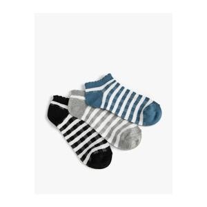 Koton 3-Piece Striped Booties Socks Set