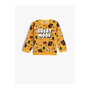 Koton Animal Graphic Printed Sweatshirt Cotton