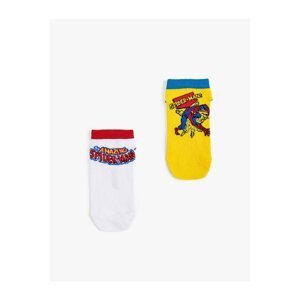 Koton Set of 2 Spiderman Printed Socks Licensed