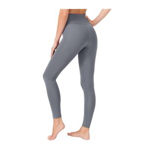 LOS OJOS Women's Anthracite High Waist Slim-fitting Sports Leggings