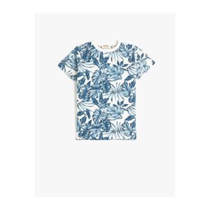 Koton T-Shirt Short Sleeve Crew Neck Printed Cotton