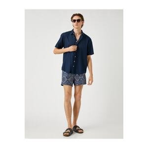 Koton Patterned Swim Shorts