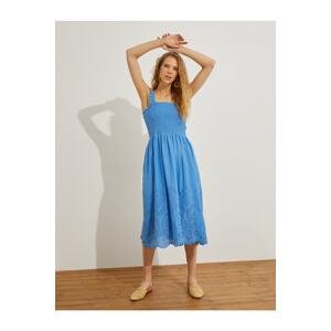 Koton Midi Length Scalpel Dress Gimped Strap