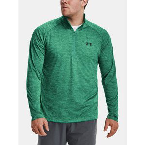 Under Armour T-Shirt UA Tech 2.0 1/2 Zip-GRN - Men