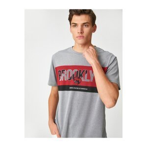 Koton College T-Shirt Printed Crew Neck Short Sleeve