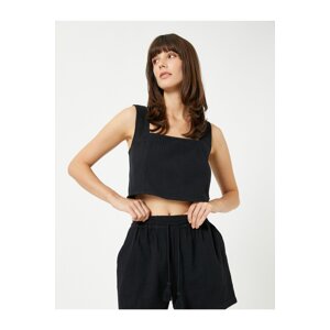 Koton Crop Athlete Thick Strap Cotton