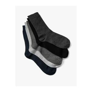 Koton 5-Piece Basic Socks Set Multicolored