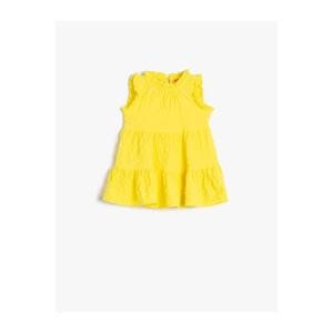 Koton Dress Mini Frilly Sleeveless Crewneck