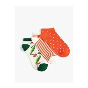 Koton 3-Piece Polka Dot Booties Socks Set Multi Color