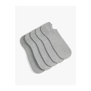 Koton Basic 5-Piece Invisible Socks Set