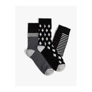 Koton Striped 3-Pack Sock Set