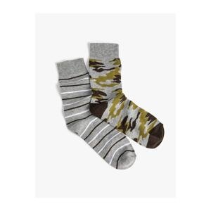 Koton Camouflage Socks Set of 2