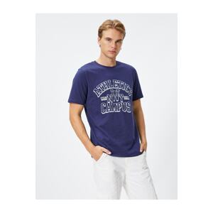 Koton College T-Shirt Printed Crew Neck Short Sleeve Cotton