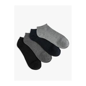 Koton Basic Set of 4 Booties and Socks