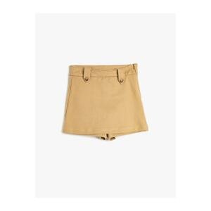 Koton Short Skirt Button Detailed Double Breasted